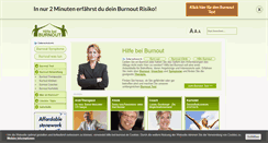 Desktop Screenshot of hilfe-bei-burnout.de